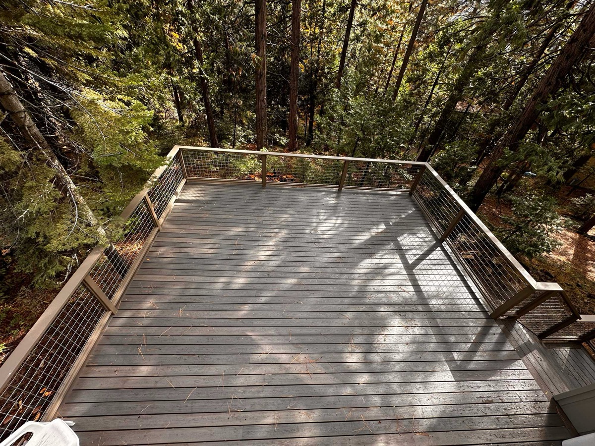 Completed deck remodel by D One Builders