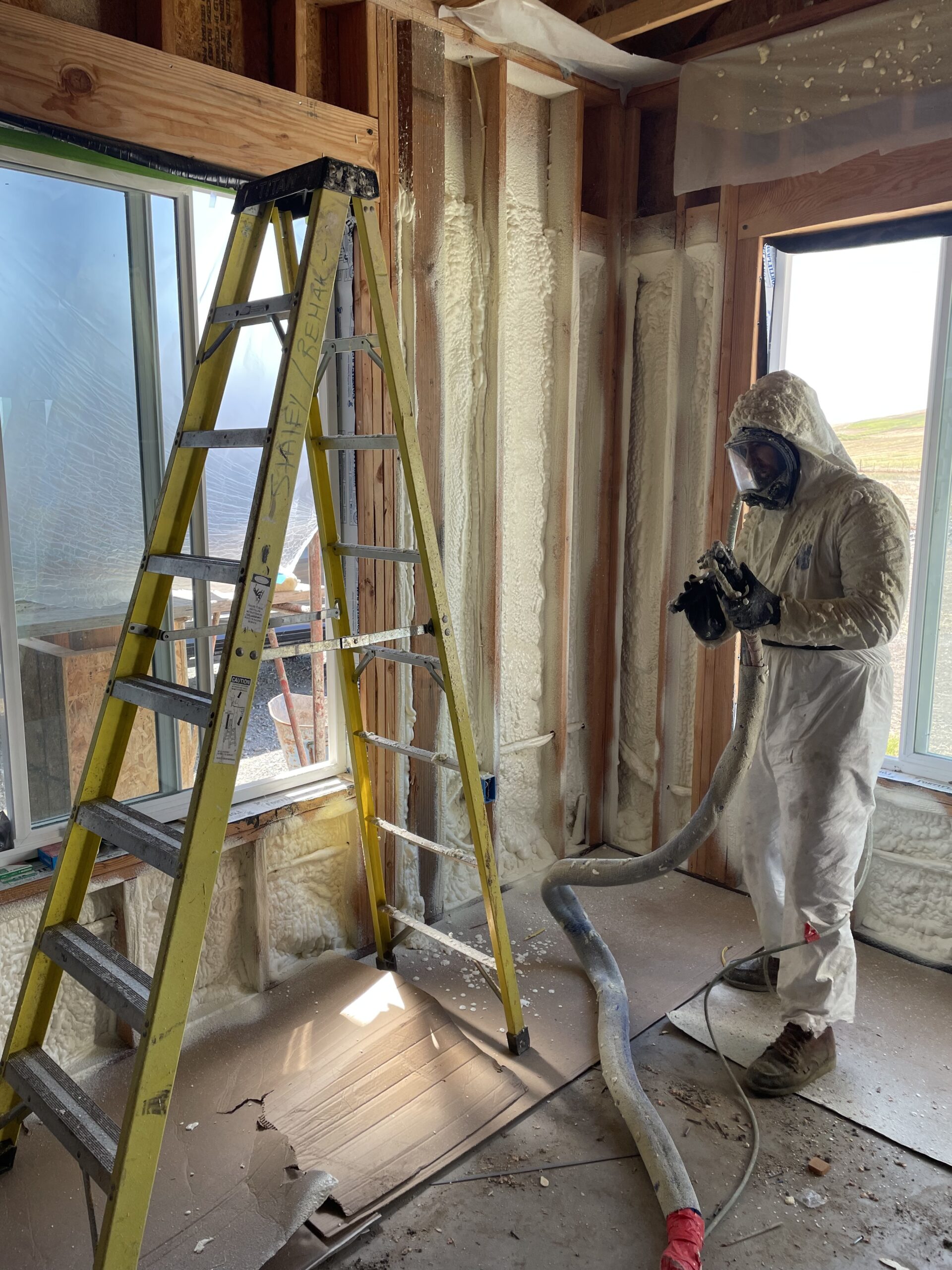 Spray foam insulation application in South Bay attic space for energy efficiency